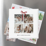 Best Christmas Ever Family Photo Collage Gift Magnet<br><div class="desc">Bring holiday cheer to every corner of your home with this JOY Christmas photo magnet. Featuring bold red typography and your personalized family photo, it’s a modern and festive keepsake that makes the perfect gift. Celebrate the holidays with a touch of warmth and personalization. This “Best Christmas Ever” magnet features...</div>