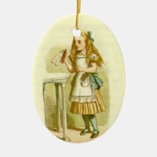 Best Christmas Tree Ornaments - Alice Wonderland (Front)