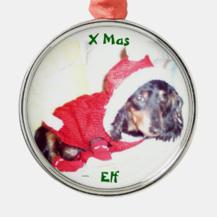 BEST CHRISTMAS TREE ORNAMENTS - MINI DACHSHUND ELF