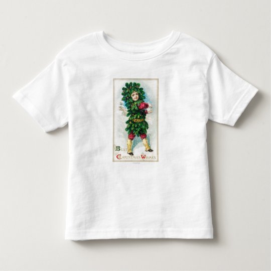 Best Christmas Wishes Man in Evergreen Coat Toddler T-shirt