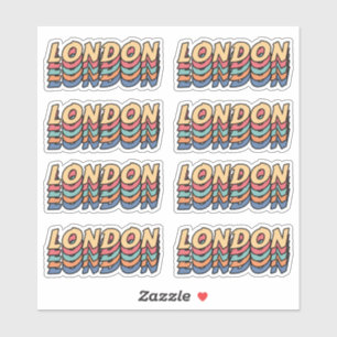 Best city to visit London - City Name Sticker
