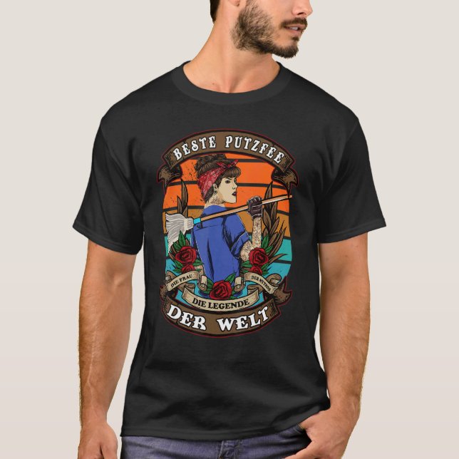 Best Cleaning Fairy In The World Retro Wipe Mob Wo T-Shirt (Front)