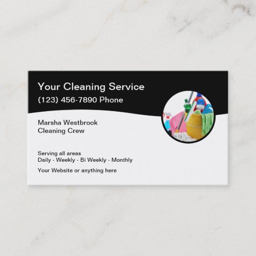 Best Cleaning Service Business Cards