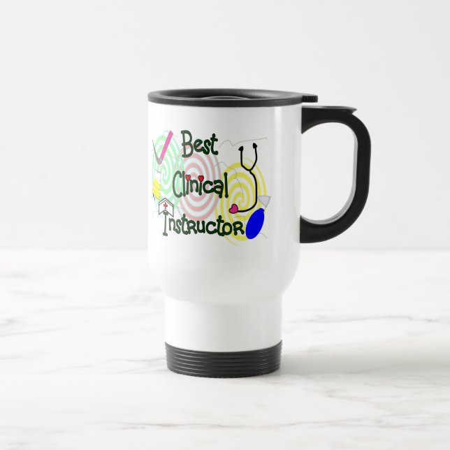 Best Clinical Instructor Nursing Gifts Travel Mug (Right)