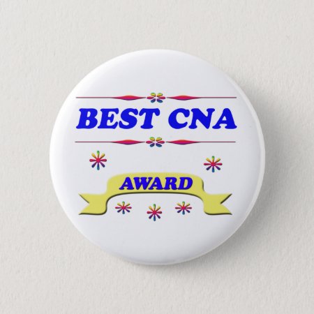 Best Cna Award Pinback Button