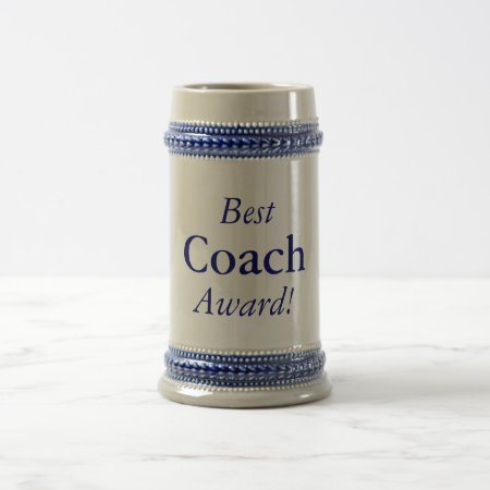Best Coach Award! Stein