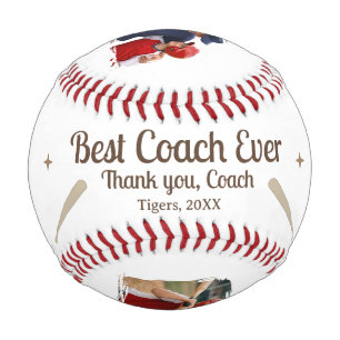 Best Coach Ever 2 Photo Coach Gift Keepsake Baseball