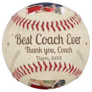 Best Coach Ever 2 Photo Coach Gift Keepsake Softball