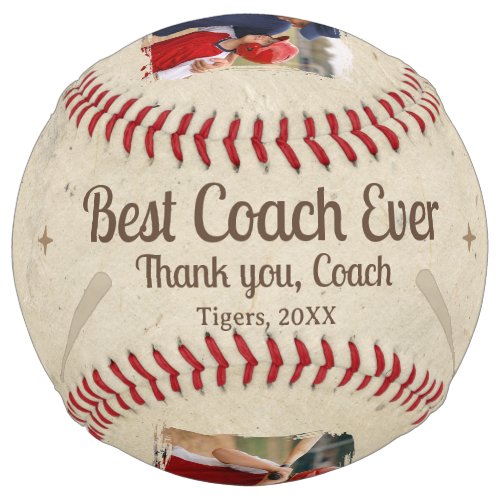 Best Coach Ever 2 Photo Coach Gift Keepsake Softball
