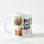 Best coach ever 7 photo collage team gift coffee mug<br><div class="desc">With spots for 7 photos, this collage mug makes a great gift for the best coach ever. Celebrate a successful season and thank your coach with this personalized travel mug featuring black and white type in a modern brush lettering along with room for a name, team, record or other text....</div>