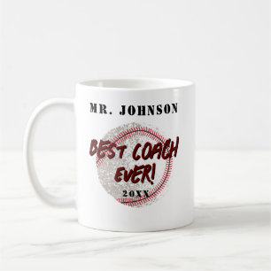 Best Coach Ever - Baseball Coffee Mug