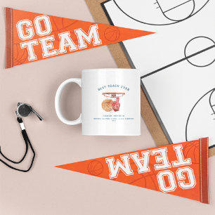 Best Coach Ever   Basketball Coach Photo  Coffee Mug