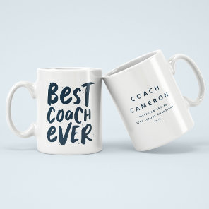Best coach ever fun personalized gift sports giant coffee mug