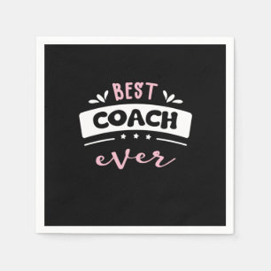 Best Coach Ever Gift Idea Napkins
