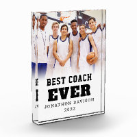 Best Coach Ever Name Photo Overlay Year Team
