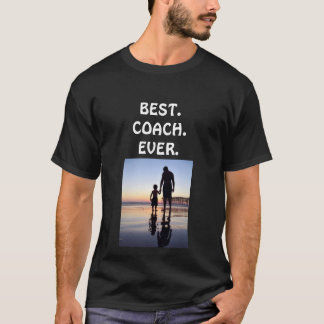 Best Coach Ever T-Shirt customize photo