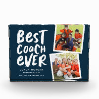 Best coach ever two photo team thank you navy