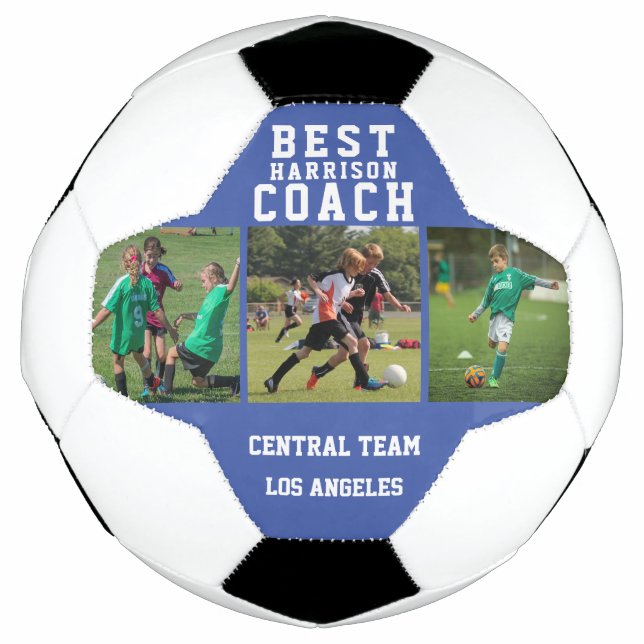 Best Coach Gift Modern Soccer Ball (Front)