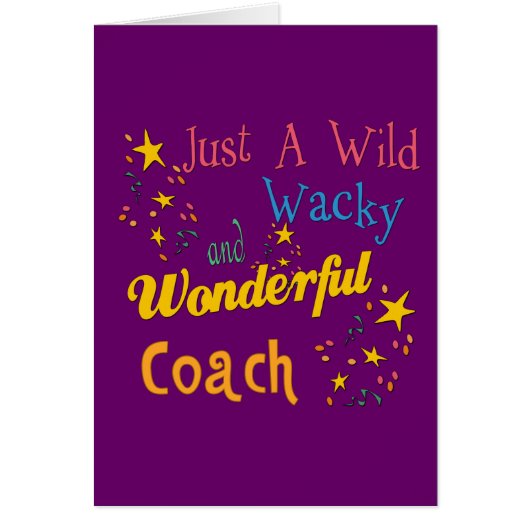 Best Coach Gifts Cards (Front)