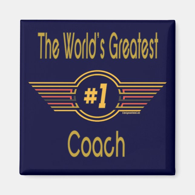 Best Coach Gifts Magnet (Front)