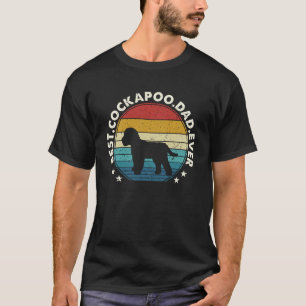 Best Cockapoo Dad Ever Costume Vintage Dog T-Shirt