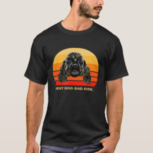 Best Cocker Spaniel Dad For Men Boys T-Shirt