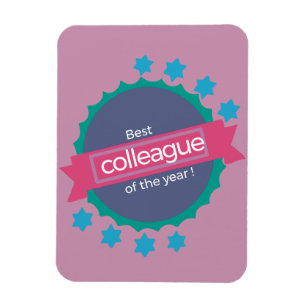 Best colleague  birthday job gift magnet