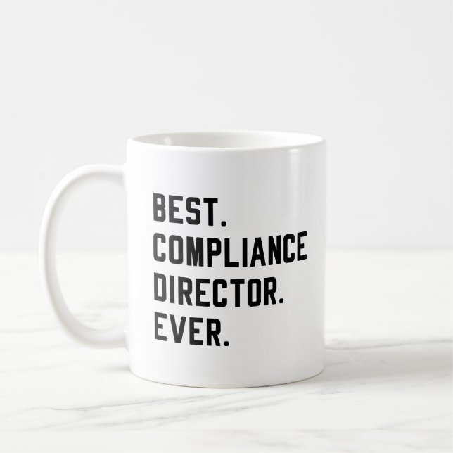 Best Compliance Director Ever Coffee Mug (Left)