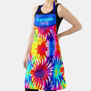 BEST COOK EVER TIE-DYE CUSTOMIZE APRON