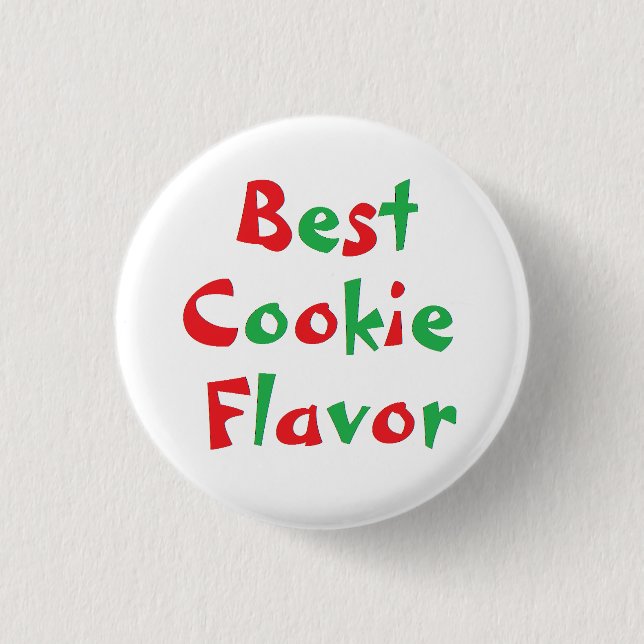 "Best Cookie Flavor" Award Pin (Front)
