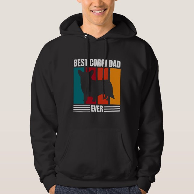 Best Corgi Dad Ever  433 Hoodie (Front)