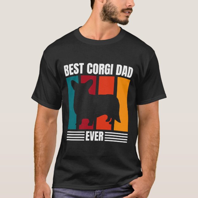 Best Corgi Dad Ever  433 T-Shirt (Front)