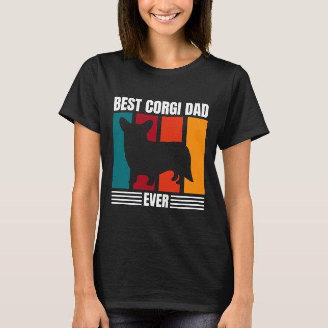 Best Corgi Dad Ever  433 T-Shirt (Front)