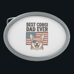 Best Corgi Dad Ever Patriotic Vintage Dog Shirt_1 Belt Buckle<br><div class="desc">Best Corgi Dad Ever Patriotic Vintage Dog Shirt_1</div>