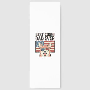 Best Corgi Dad Ever Patriotic Vintage Dog Shirt_1 Bookmarks