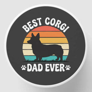 Best Corgi Dad Ever Retro Dog Mini Candle Favors