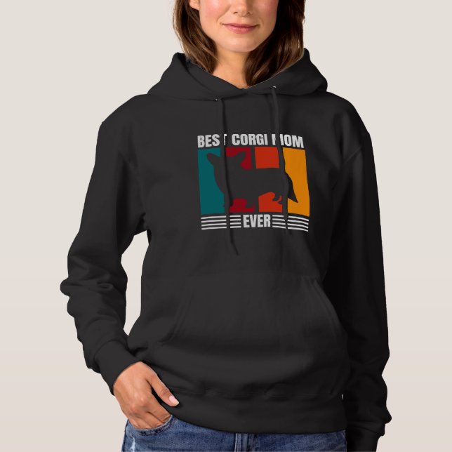 Best Corgi Mom Ever Hoodie (Front)
