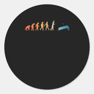 Best Cornhole Design Kids Cornhole Players Classic Round Sticker