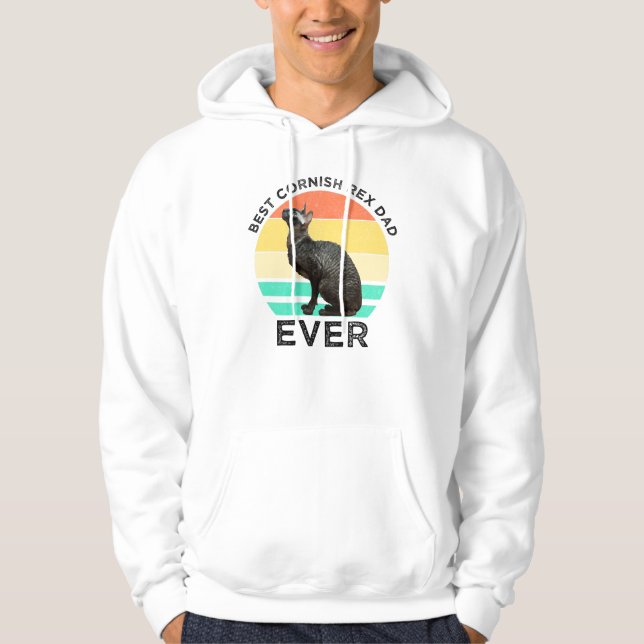 Best Cornish Rex Dad Ever Hoodie (Front)