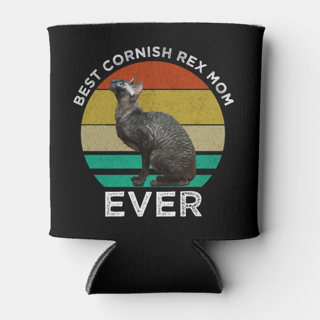 Best Cornish Rex Mom Ever Can Cooler (Front)