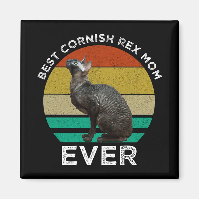 Best Cornish Rex Mom Ever Magnet (Front)