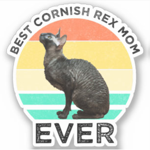 Best Cornish Rex Mom Ever Sticker
