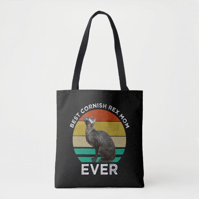 Best Cornish Rex Mom Ever Tote Bag (Front)