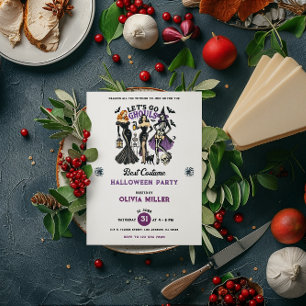 Best Costume Halloween Party Invitation