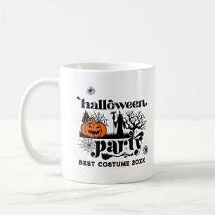 Best Costume Retro Halloween Party Invitation Coffee Mug