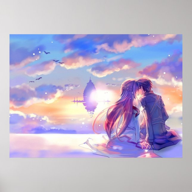 Best couple Asuna and Kirito Poster (Front)