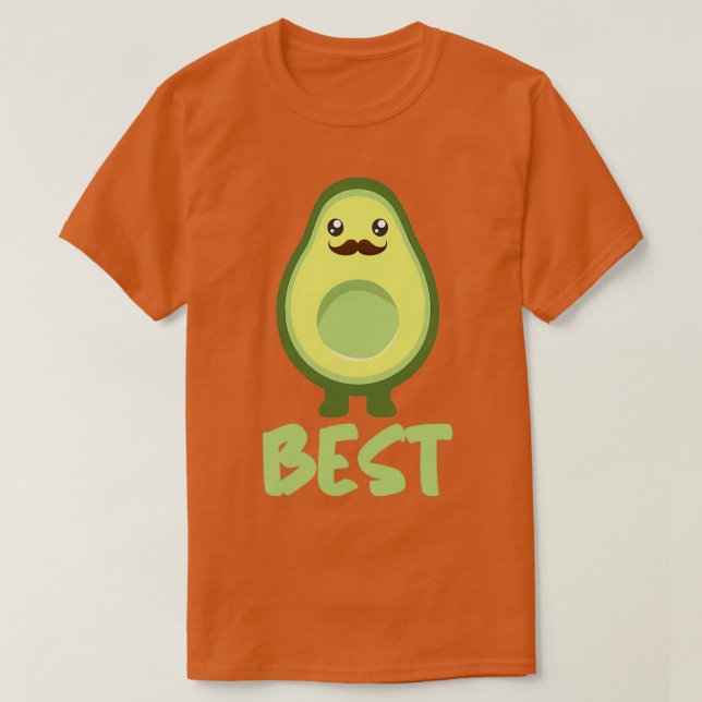 Best Couple Avocado Couple Better Half Man T-Shirt (Design Front)