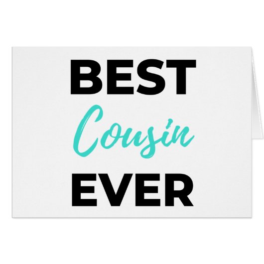 Best Cousin Ever 2 Cards (Front Horizontal)