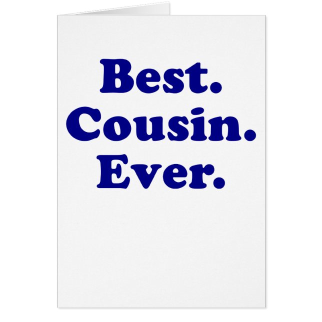 Best Cousin Ever Cards (Front)
