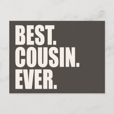 Best. Cousin. Ever. Postcard
